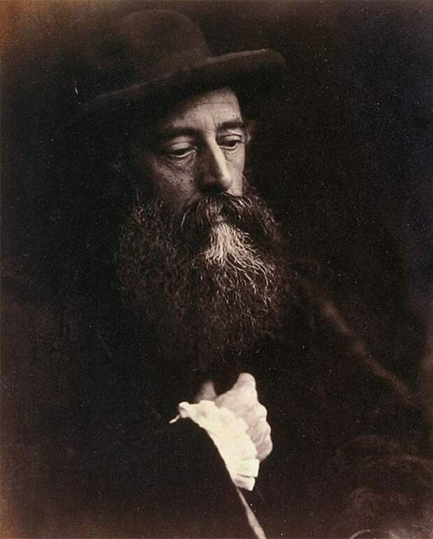 File:G.F. Watts with hat, by Julia Margaret Cameron, detail.jpg