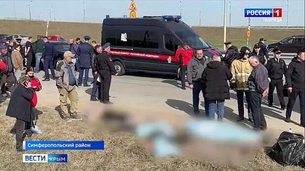 Крымские медики борятся за жизнь четырех человек, которые находятся в тяжелом состоянии из-за аварии с участием грузовика и автобуса под Симферополем