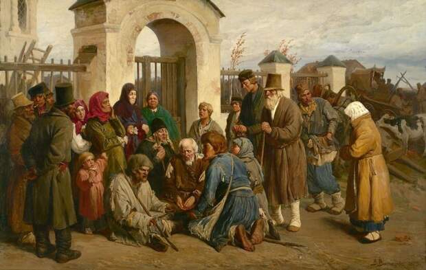Картина «Нищие певцы», Виктор Васнецов