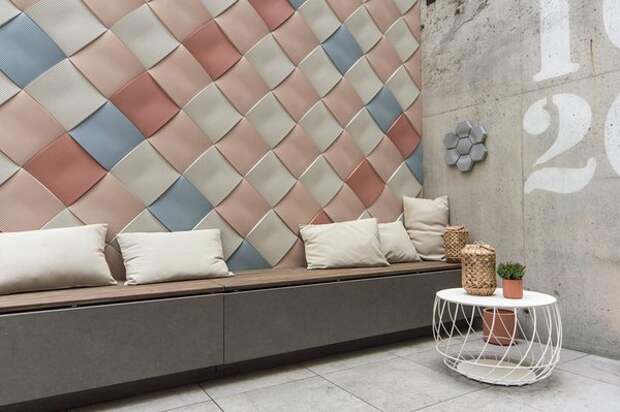 Плитка Weave, Note Design Studio для Kaza Concrete