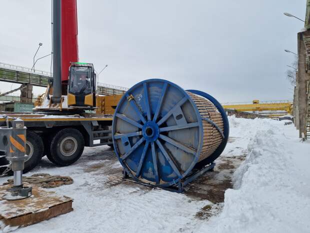 Нижний Новгород получил стальной канат для канатной дороги через Оку