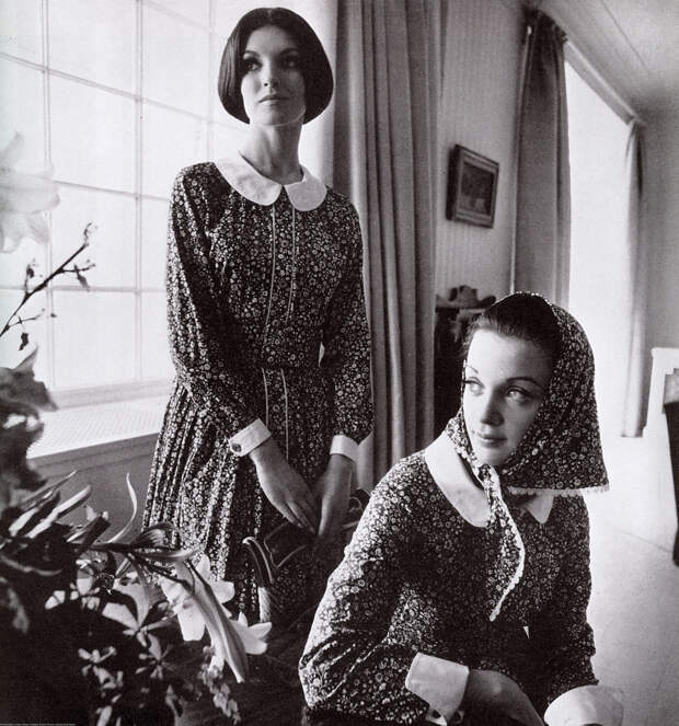 Модели в платьях из коллекции Мэри Куант, 1964 год.