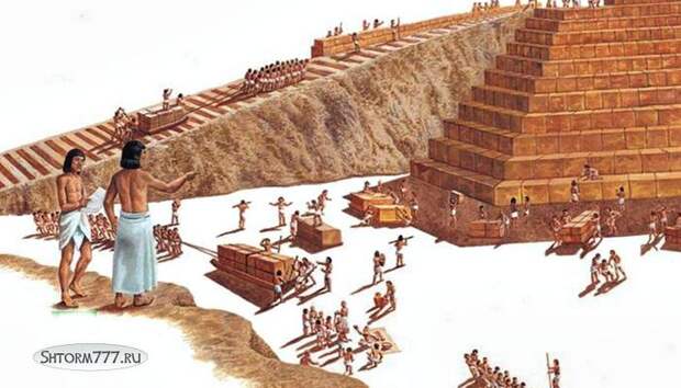 Кто построил египетские пирамиды-1