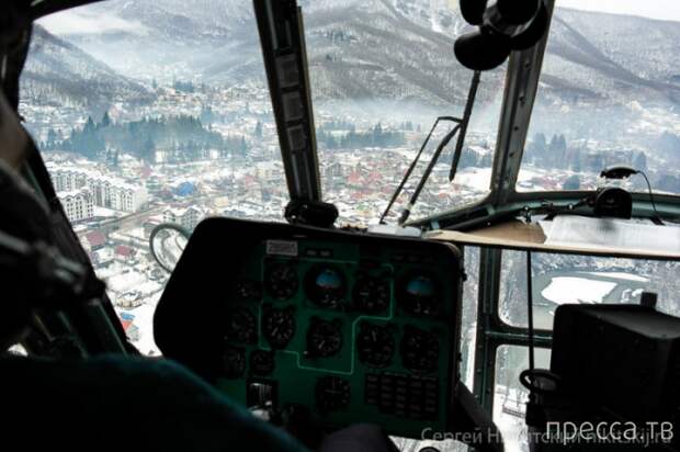 Олимпийские объекты в Сочи с вертолета (23 фото)