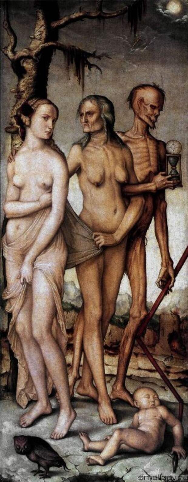 Ганс Бальдунг. Три возраста женщины и Смерть. 1509-11