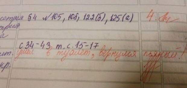 Безумно смешные записи учителей в школьных дневниках! Безумно смешные записи учителей в школьных дневниках!