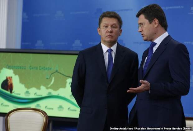Председатель правления ОАО "Газпром" Алексей Миллер и министр энергетики РФ Александр Новак