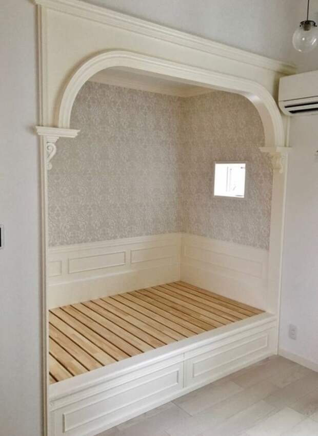 8 идей альков-кроватей, это прекрасная возможность отделить спальное место и удачно зонировать небольшою площадь комнаты.
