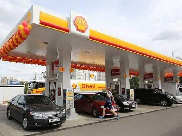 АЗС Shell прекращают работу в России