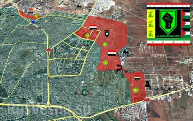 Армия Сирии взламывает оборону банд в Восточном Алеппо, освобождены новые кварталы (+ВИДЕО, КАРТА) | Русская весна