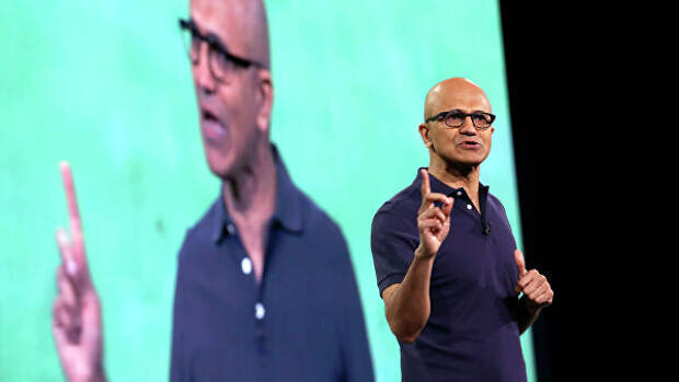 Генеральный исполнительный директор Microsoft Сатья Наделла Генеральный исполнительный директор Microsoft Сатья Наделла