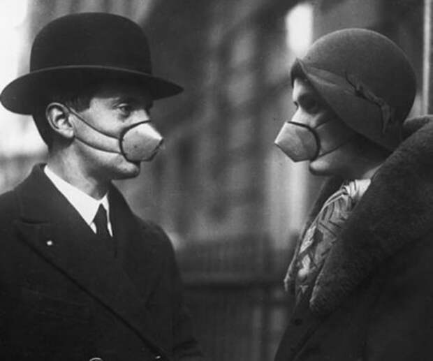 Антигрипповые маски, 1920-е. было, история, фото