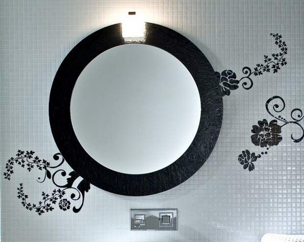 Зеркало с подсветкой в ванной комнате: идеи оформления