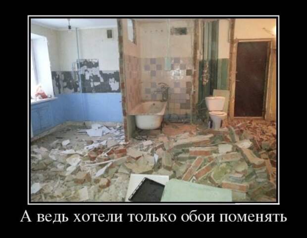 Ремонт — дело тонкое: забавные картинки и шутки