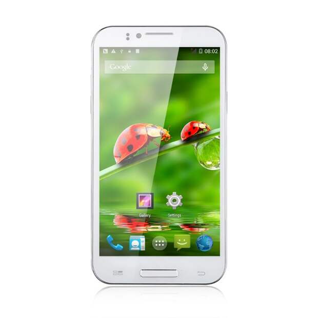 JIAKE JK2 5.5" IPS 1280*720 px Android 4.2.2 MTK6592 Octa Core Mobile Phone 1.7GHz Camera 8.0MP 1GB+8GB GPS 3G Cellphone White