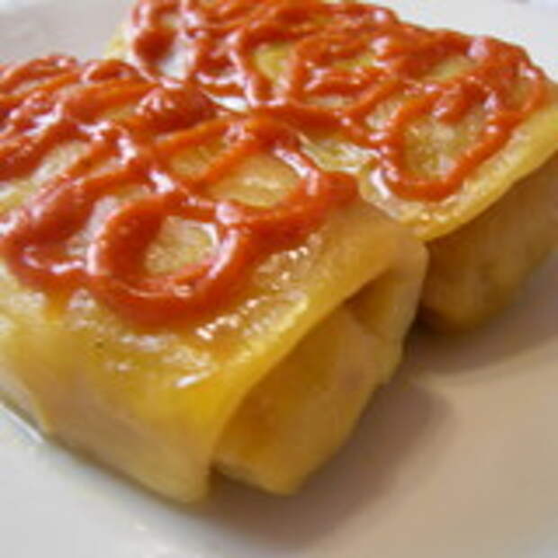 Постные голубцы с гречкой, грибами и картофелем.