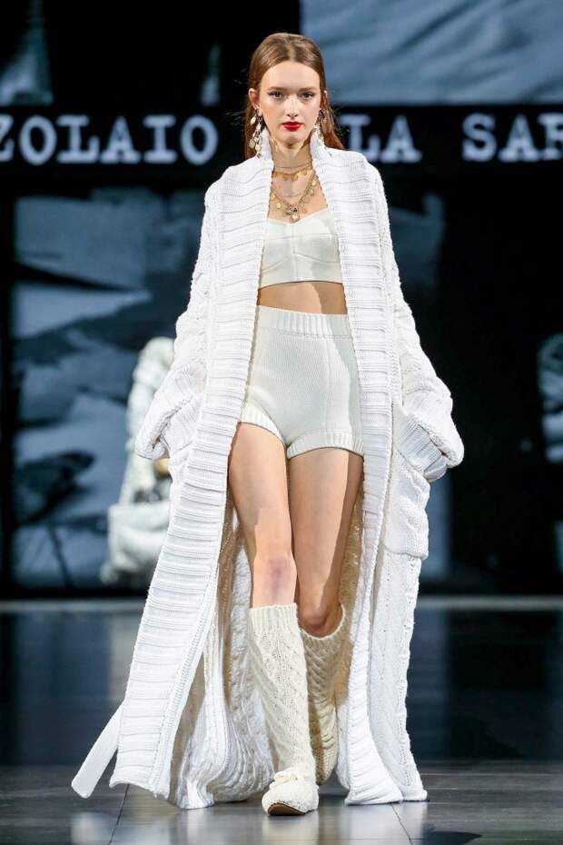 Как носить вязаные вещи стильно: показывает Dolce & Gabbana