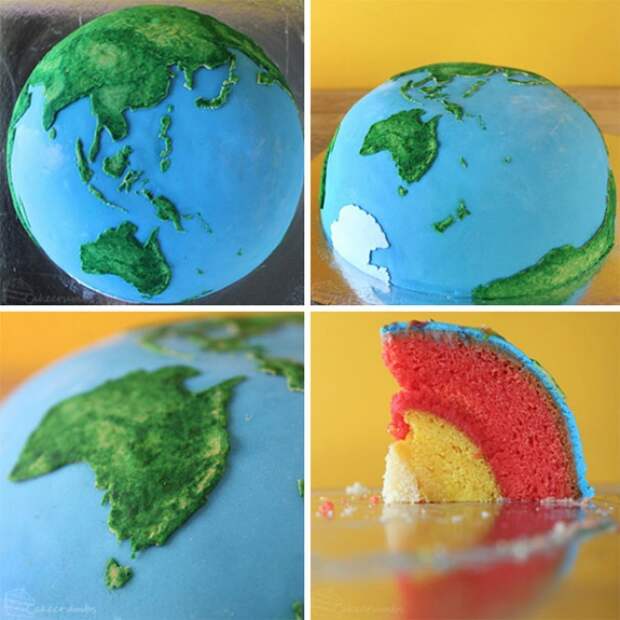 торт-планета земля