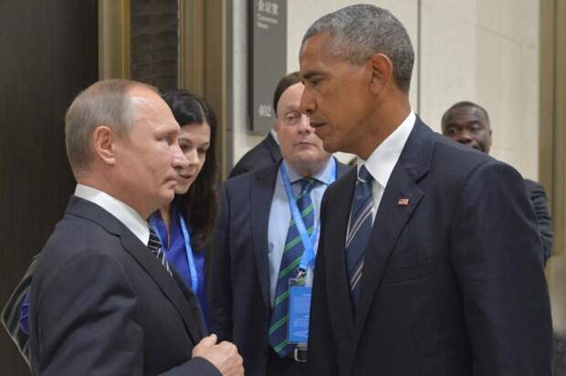 На большее он не способен: Обама на саммите G20 показал Путину свой самый смертельный взгляд