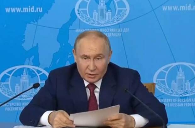 Владимир Путин выдвинул предложение по мирному завершению конфликта на Украине