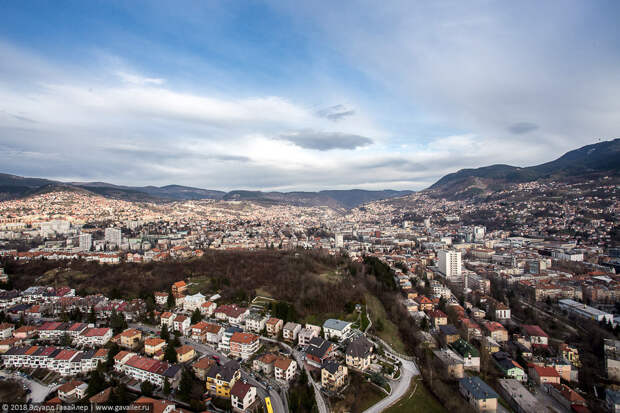 Сараево с самой высокой точки страны