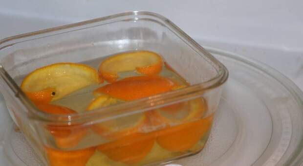 очистка мандариновой кожуры
