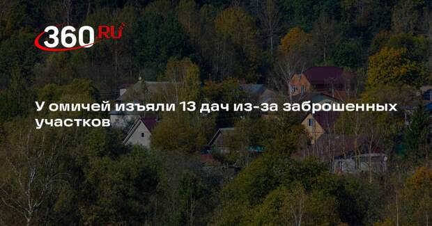У омичей изъяли 13 дач из-за заброшенных участков