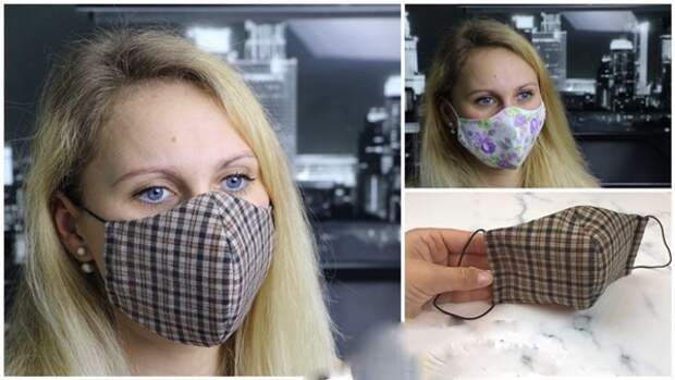 Как пошить модную маску для лица