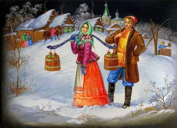 Старая Русь в Федоскинских миниатюрах.