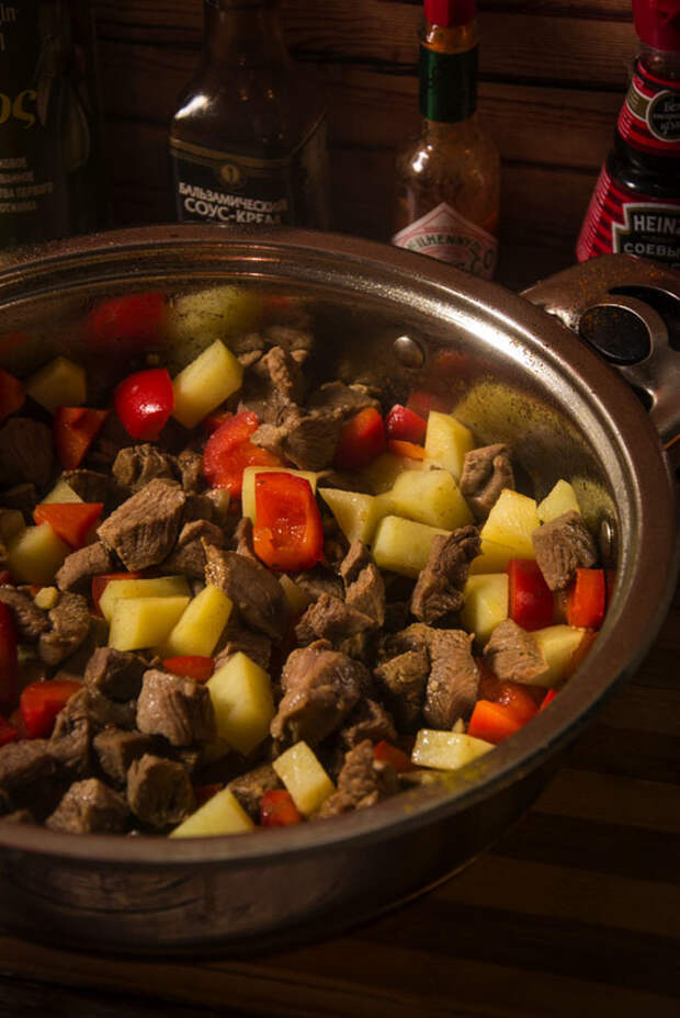 Целебное постновогоднее рагу Еда, Рецепт, Кулинария, Мясо, Готовка, Рагу, Новый Год, Вкусно, Длиннопост