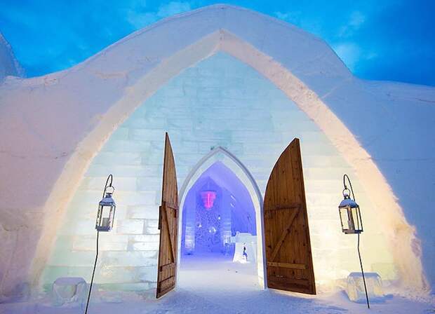 Icehotel02 Волшебный ледяной отель в Канаде по мотивам произведения Жюля Верна