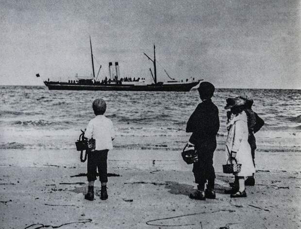 Отдых на британских пляжах в 1890-х годах