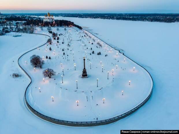 Ярославль с высоты. Хроники заводной птицы путешествия, факты, фото