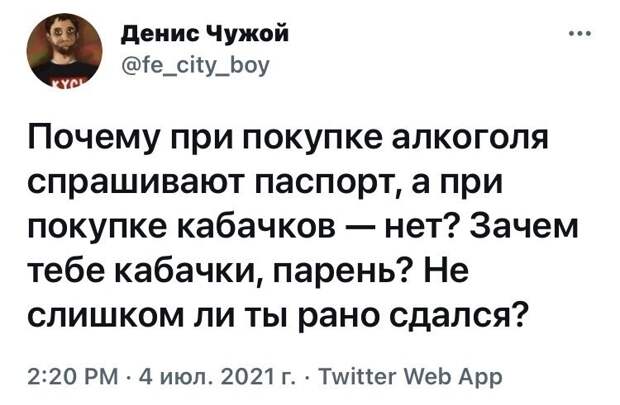 15 шуток о кабачках и их владельцах 15 шуток о кабачках и их владельцах