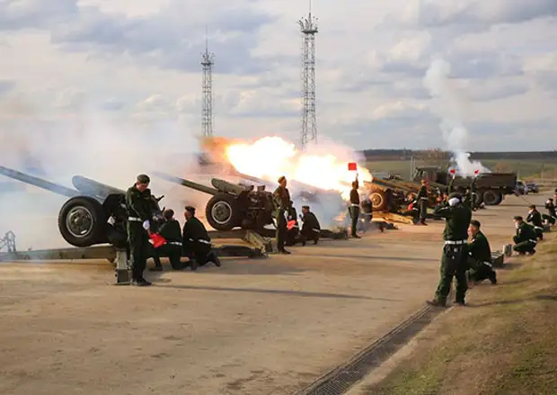 Артиллеристы ЮВО готовы к праздничному салюту в честь 77-й годовщины Победы в Великой Отечественной войне