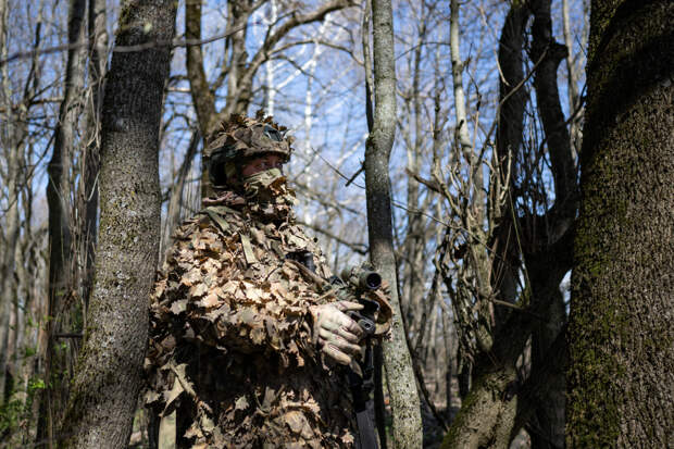 Российские бойцы уничтожили замаскированный опорный пункт ВСУ