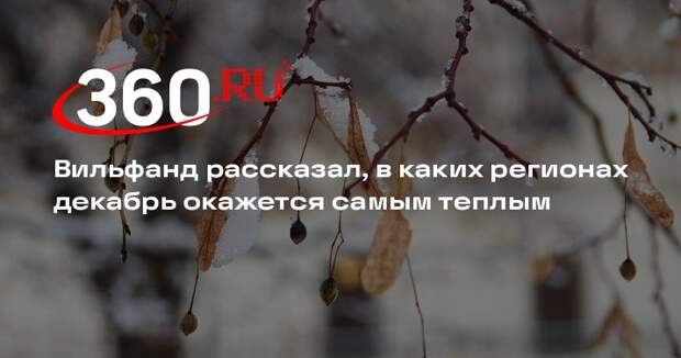 Вильфанд: в большинстве регионов России температура будет около и выше нормы