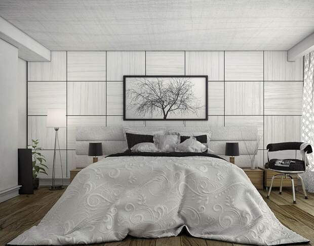 Комната для отдыха преображена за счет применения светло-серых оттенков, что вдохновит и создаст отменную обстановку.