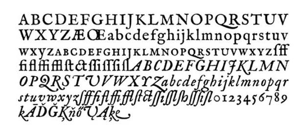 Fell Types Old English Font