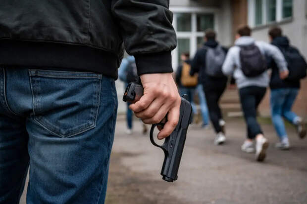 Неизвестный с пистолетом открыл стрельбу рядом с техникумом в Анапе