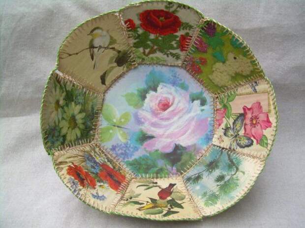 Vintage Greeting Card Basket