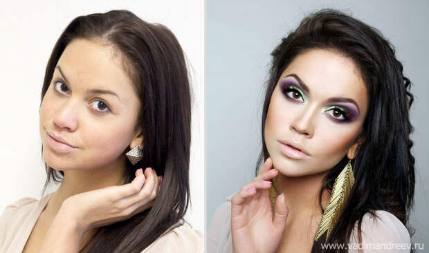 makeup15 Невероятно, но факт: визажист творит настоящие чудеса!