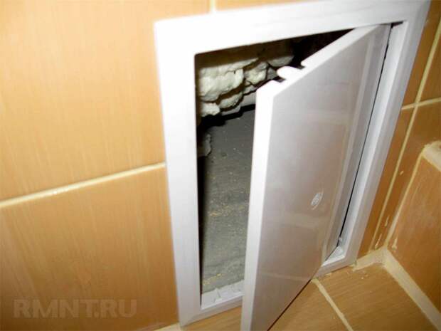 Монтаж экрана из гипсокартона под ванну с ревизионным люком