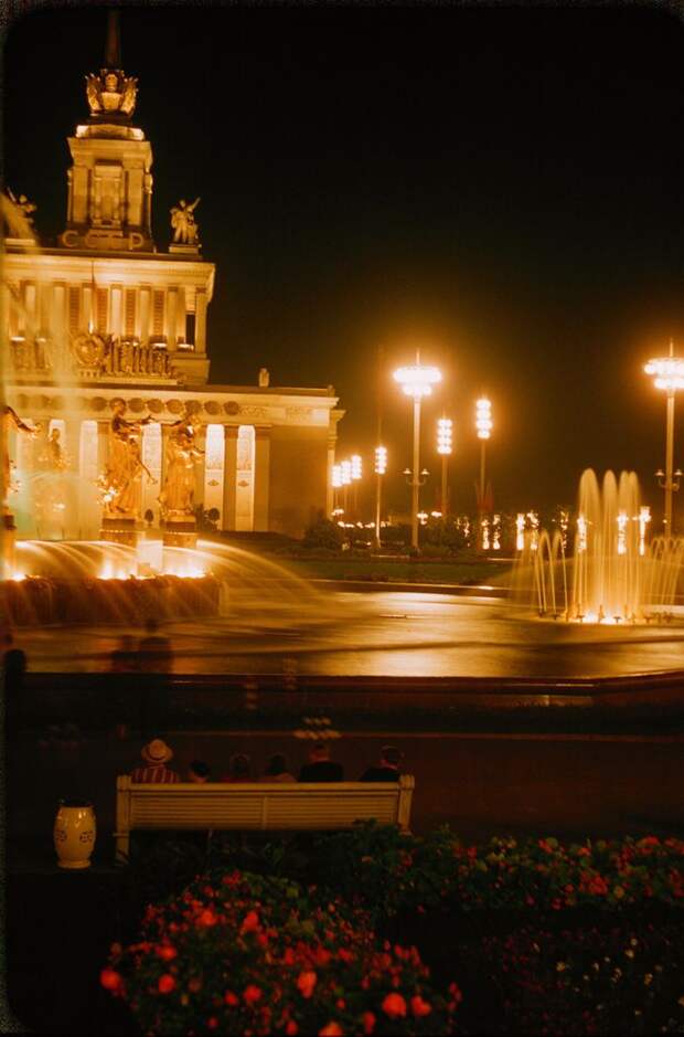 Москва, 1956 год фото, москва, Машина  времени, позитив