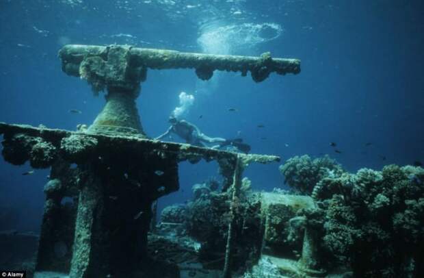 Подводное кладбище кораблей на островах Чуук