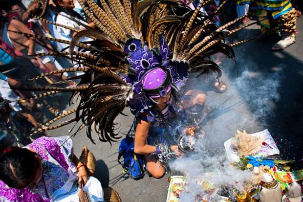 Santa Muerte (Saint Death) religious cult in Mexico City