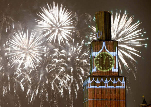 Как мир встретил Новый 2015 год