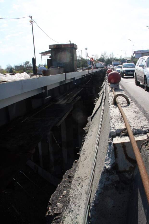 Масштабная реконструкция путепровода на Джамбула в Иркутске продолжается. Фото с места