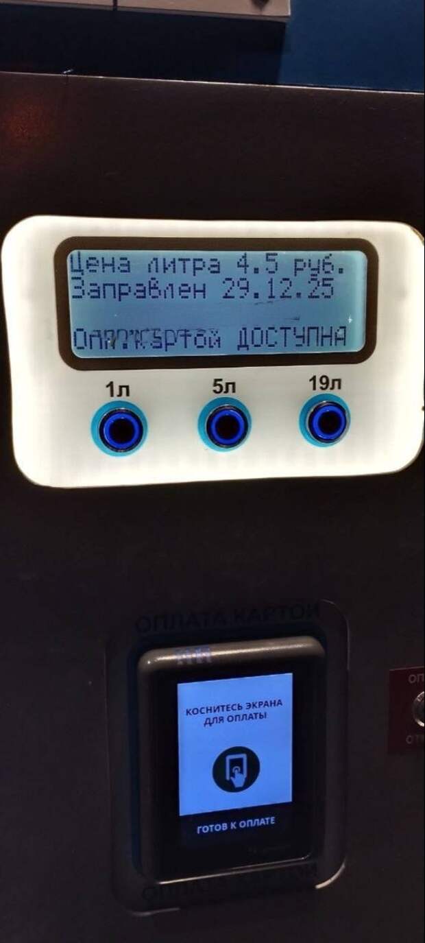 Новогодние цены на воду