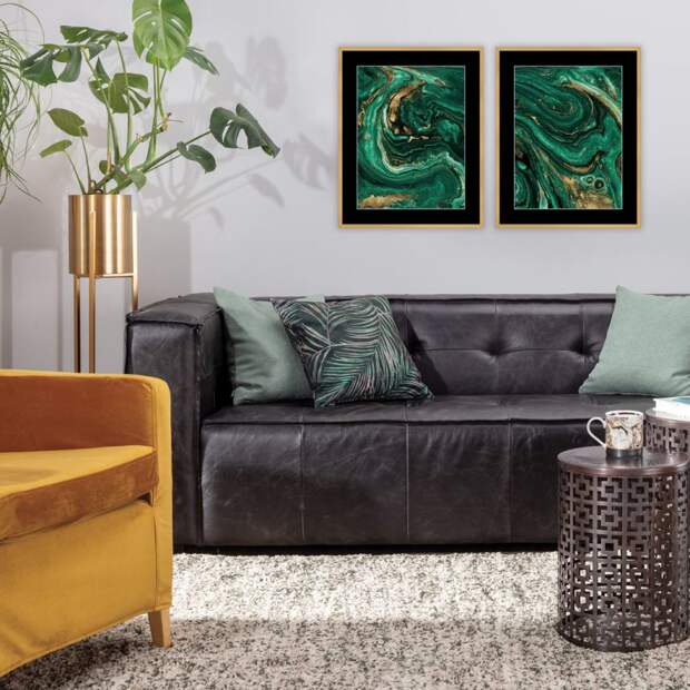 Dekoria.pl изображения Abstract Green & Gold